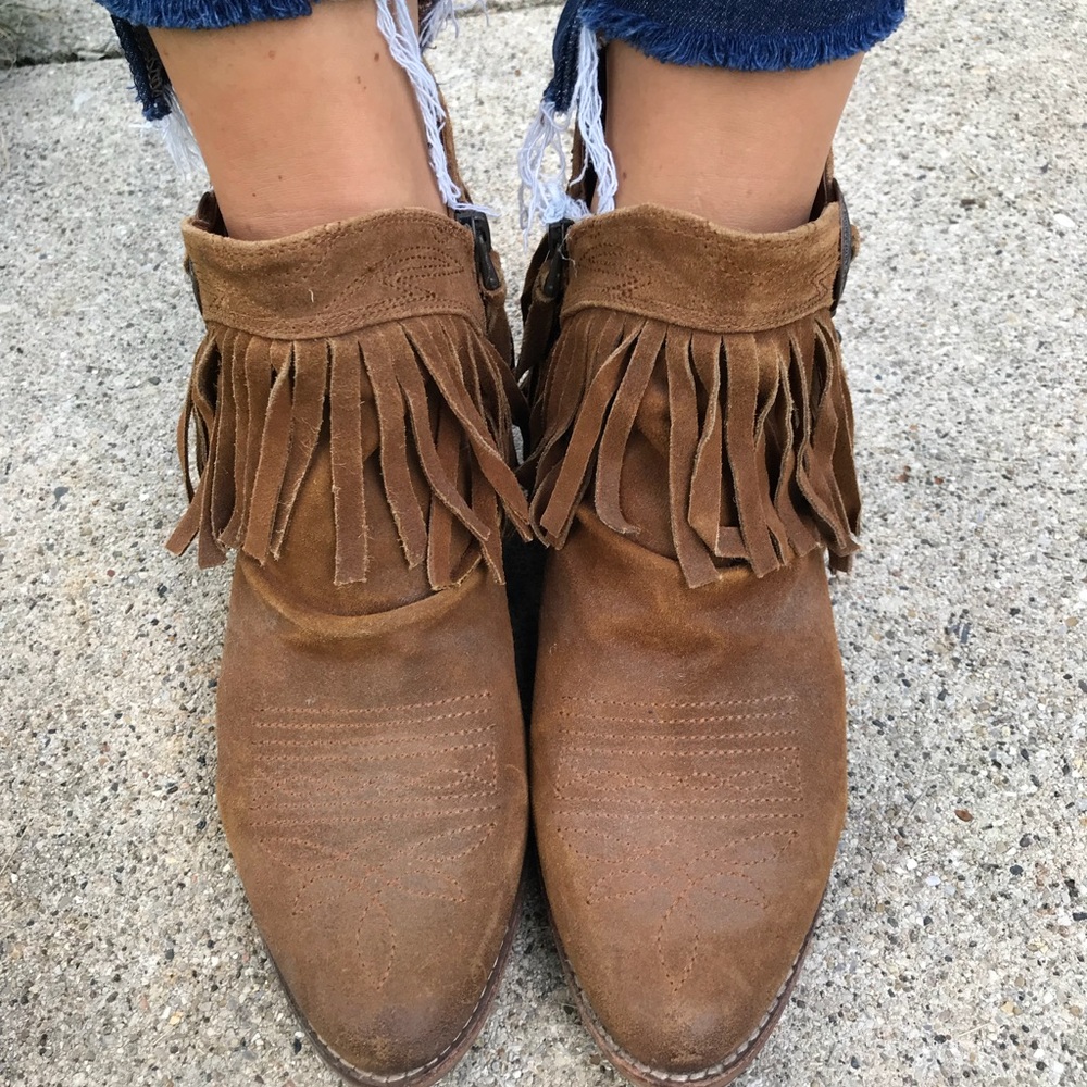 SAM EDELMAN western booties Size 9
